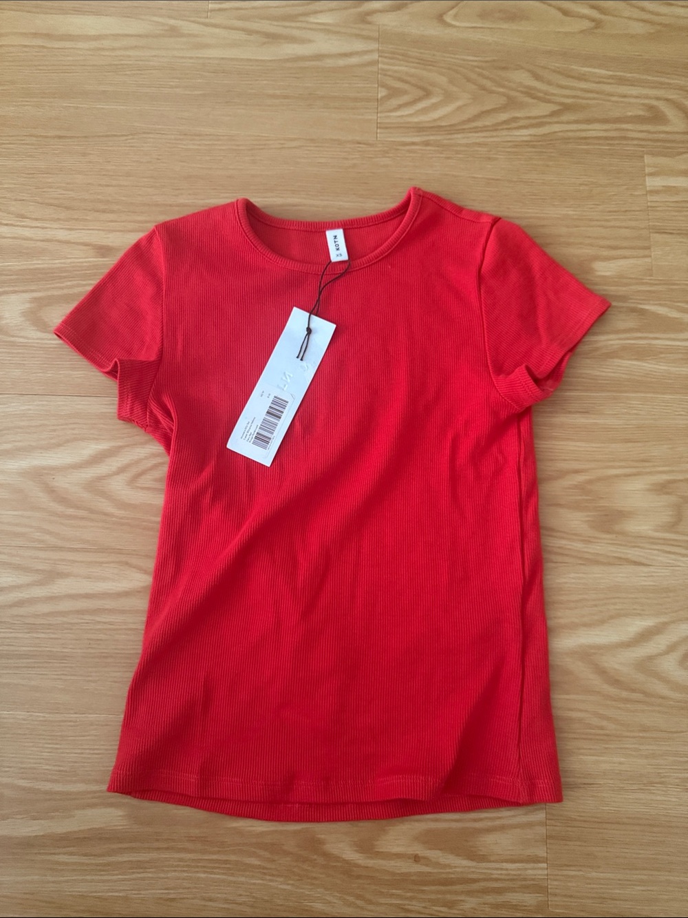 NWT KOTN Women's 90's Tee in Fiery Red Size XS